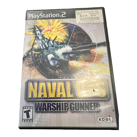 Naval Ops Warship Gunner Video Game for PS2 Playstation 2 Complete - Picture 1 of 3